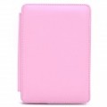 capa protetor de couro PU para Kindle 4 - Pink