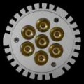 7-LED 7W E27 455-Lumen alto Powered LED lâmpada - W7E27V30A78 (110V ~ 220V AC)