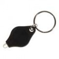 Valor de ultra brilhante LED Keychain lanternas - preto (2-Pack)