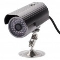 IP sem fio Wi-Fi/LAN 300K CMOS câmera impermeável com 40-LED IR Night Vision