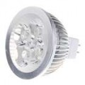 MR16 4W 6500K 4-LED 360-Lumen lâmpada - branco (12V)