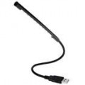 Flexível USB 10-LED iluminando luz para Laptop (preto)