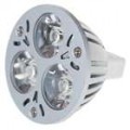 MR16 3W LED 3 270-lúmen 6300K lâmpada - branco (12V)