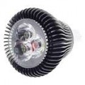 MR16 3W LED 3 270-Lumen 6500K branco lâmpada (preto/12V)