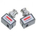 Cabo de rede CAT5 para câmera CCTV BNC Video Balun transceptor (conjunto de 2 peças)