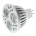 Lâmpada de luz verde em 3-LED MR16 3W (12V)