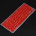 Silicone teclado tampa protetora para Apple Macbook - vermelho