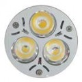 MR16 3W LED 3 270-lúmen 3200K quente branco lâmpada (12V)