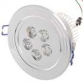 5W 5-LED 430-lúmen LED teto lâmpada com Driver - branco (220V)