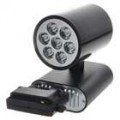 Lúmen 7W branca 7-LED Spot Light com Switch (110 ~ 240V)