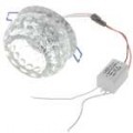 3W azul cristal LED teto lâmpada/Down Light com LED Driver (95 ~ 265V)