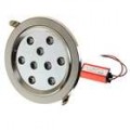 9W 9-780-lúmen quente branco luz LED teto lâmpada/Down Light - prata (100-240V)