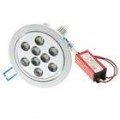 9W 9-780-Lumen branco luz de LED de teto lâmpada/Down Light - prata (100-240V)