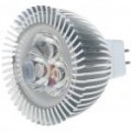 G5.3 3W 270-Lumen 6500K 3-LED branca luz lâmpada (8 ~ 26V)