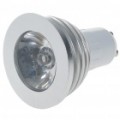 Lâmpada de luz de LED GU10 3W 16 cores com controle remoto IR (85 ~ 265V)