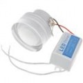 1W 90-Lumen 6500K branco levou teto lâmpada/Down Light com LED Driver (85 ~ 240V)