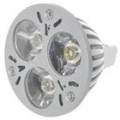 MR16 3W 260-lúmen 3500K 3-LED quente branco lâmpada (12V)