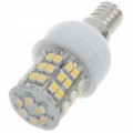 E14 2.5W 3200K 140-lúmen 48-SMD LED quente branco lâmpada (220 ~ 240V)