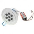 7W 580-lúmen 3500K morna luz de teto de LED branca/Down Light com LED Driver (100 ~ 240V)