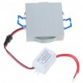 3W 170 Lumen 3500K morna luz de teto de LED branca/Down Light com LED Driver (AC 85 ~ 265V)