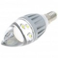 E14 270-Lumen 6500K 3-LED branco cristal Lamp lâmpada (85 ~ 265V)