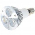 E14 3W 260-lúmen 3200K 3-LED quente branco luz lâmpada (85 ~ 265V)