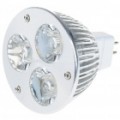 MR16 3W 260-lúmen 3200K 3-LED quente branco luz lâmpada (8 ~ 26V)