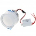 3W 300-Lumen 6500K branca 3-LED teto lâmpada/Down Light com LED Driver (AC 86 ~ 265V)