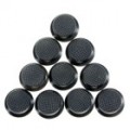 Tailcaps de silicone para lanternas (14 mm preto / 10-Pack)