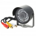 Mini câmera de vigilância segurança AV com 30 LED Night Vision (DC 6 ~ 9V)