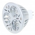 MR16 3W 240-260LM branco 3-LED lâmpada (12V)
