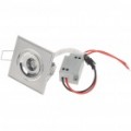 1W 90-Lumen 6500K branco levou teto lâmpada/Down Light com LED Driver (220V AC)