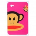 Protetor traseiro adesivo para Samsung P1000 - Paul Frank (rosa vermelha)