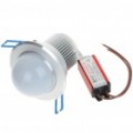 5W 430-Lumen 6500K branco levou teto lâmpada/Down Light com LED Driver (AC 110 ~ 240V)