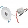 1W 90-lúmen LED branco teto lâmpada/Down Light com LED Driver (AC 85 ~ 265V)