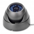 Câmera de segurança vigilância CCD SONY 1/3 com 20-LED Night Vision - preto (DC 12V)