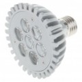 E27 7W LED 7 590-lúmen 3500K quente branco lâmpada (220V AC)