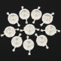 LED de 1W 60-70LM 525nm verde lâmpadas (3.2-3.4V/10-Piece Pack)