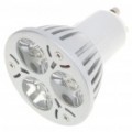 GU10 3W 3-LED 3500K 260 lúmen quente branco lâmpada (AC 85 ~ 245V)