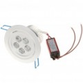 5W 3500K 430-Lumen 5 LEDs quente branco Spot de teto lâmpada c / Drive (85 ~ 245V)