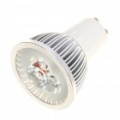 GU10 3W 240-280LM 6500K branca 3-LED Light Bulbs (85 ~ 265V)