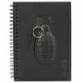 Exclusivo Black 4 série armados Notebook - Grenade (60 páginas)