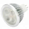 MR16 4W 3500K 360-lúmen 4-LED quente branco luz Blub (12V)