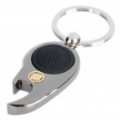 Mini Metal branco lanterna LED Bottle Opener Keychain com logotipo do carro - Buick (1 x CR1220)