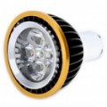 GU10 5W 6500K 450-Lumen 5-LED branco lâmpada (AC 85 ~ 265V)