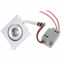 1W 80-90LM branco LED teto lâmpada com LED Driver (220V)