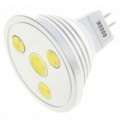 MR16 4W 6300K 250LM 4-LED branco lâmpada (DC 12V)