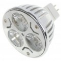 MR16 3W 3500K 260-Lumen 3-LED quente branco lâmpada (12V)