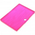 capa protetor de costas de Silicone para BlackBerry Playbook - roxo transparente