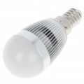 E14 6500K 3W 260-Lumen 3-LED branco lâmpada (85 ~ 245V)